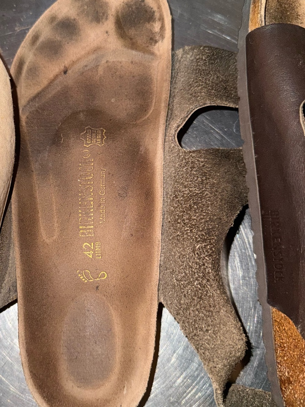 Birkenstock Brown Oiled Leather Milano Style EU42 - Picture 6 of 8
